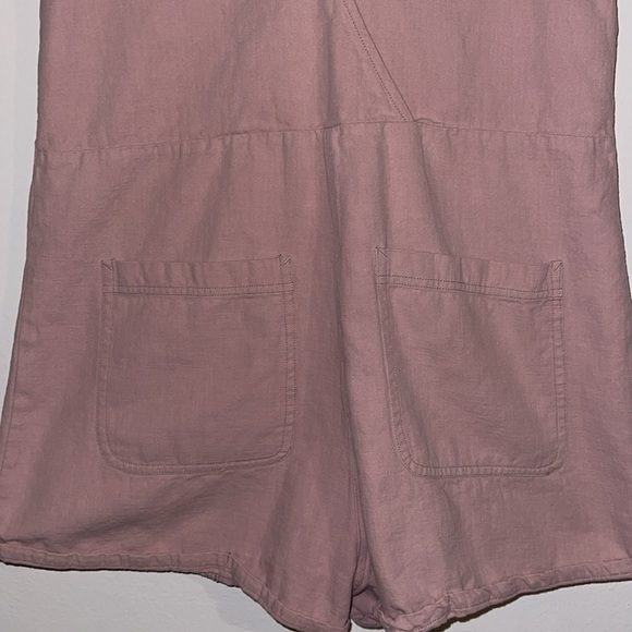 🌹Wishlist Apparel Pink Button-Front Romper - Picture 6 of 8